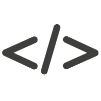 Graphic of a a closing HTML tag to signify the introduction to coding