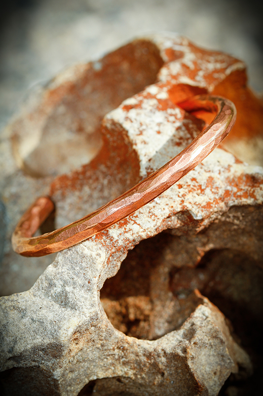 Hammered Copper Bracelet