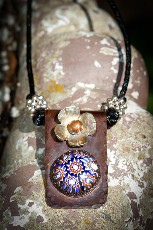 Millefiori Glass Necklace