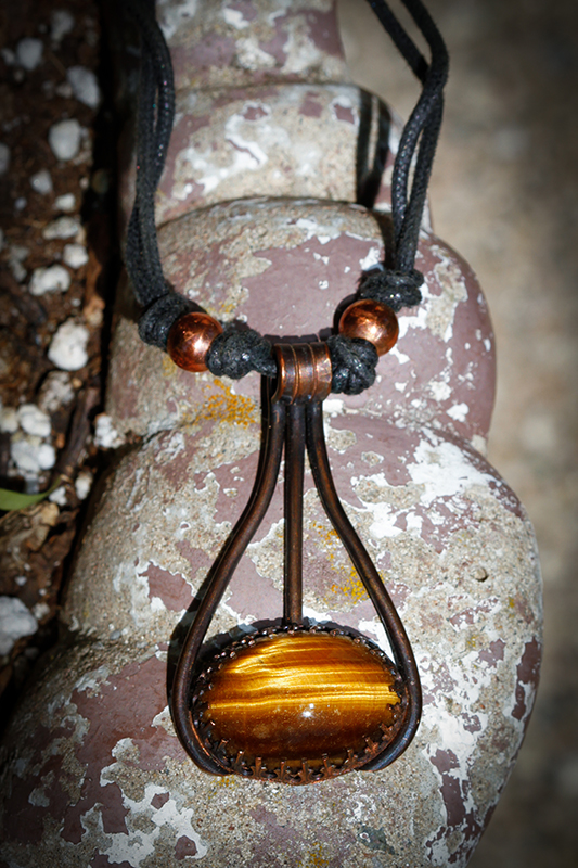 Oval Tiger Eye Necklace