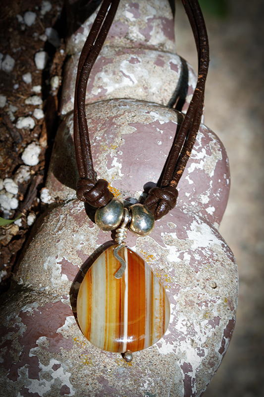 Banded Agate Necklace