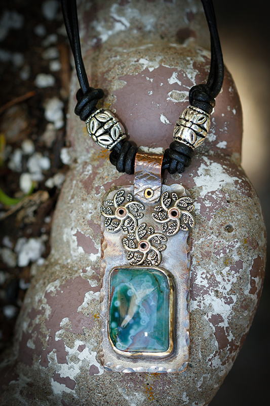 Blue Ocean Jasper Necklace