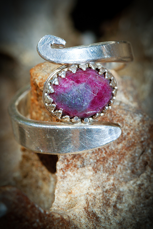 Raw Ruby Ring